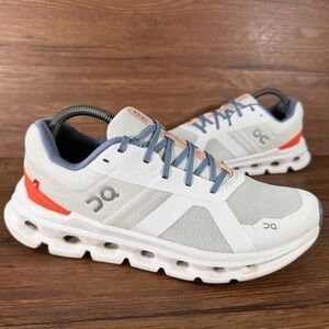 On Running Women's Shoes in White and Coral